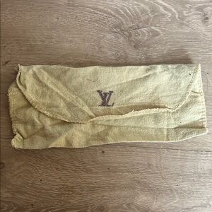 Louis Vuitton Yellow Fabric Pouch